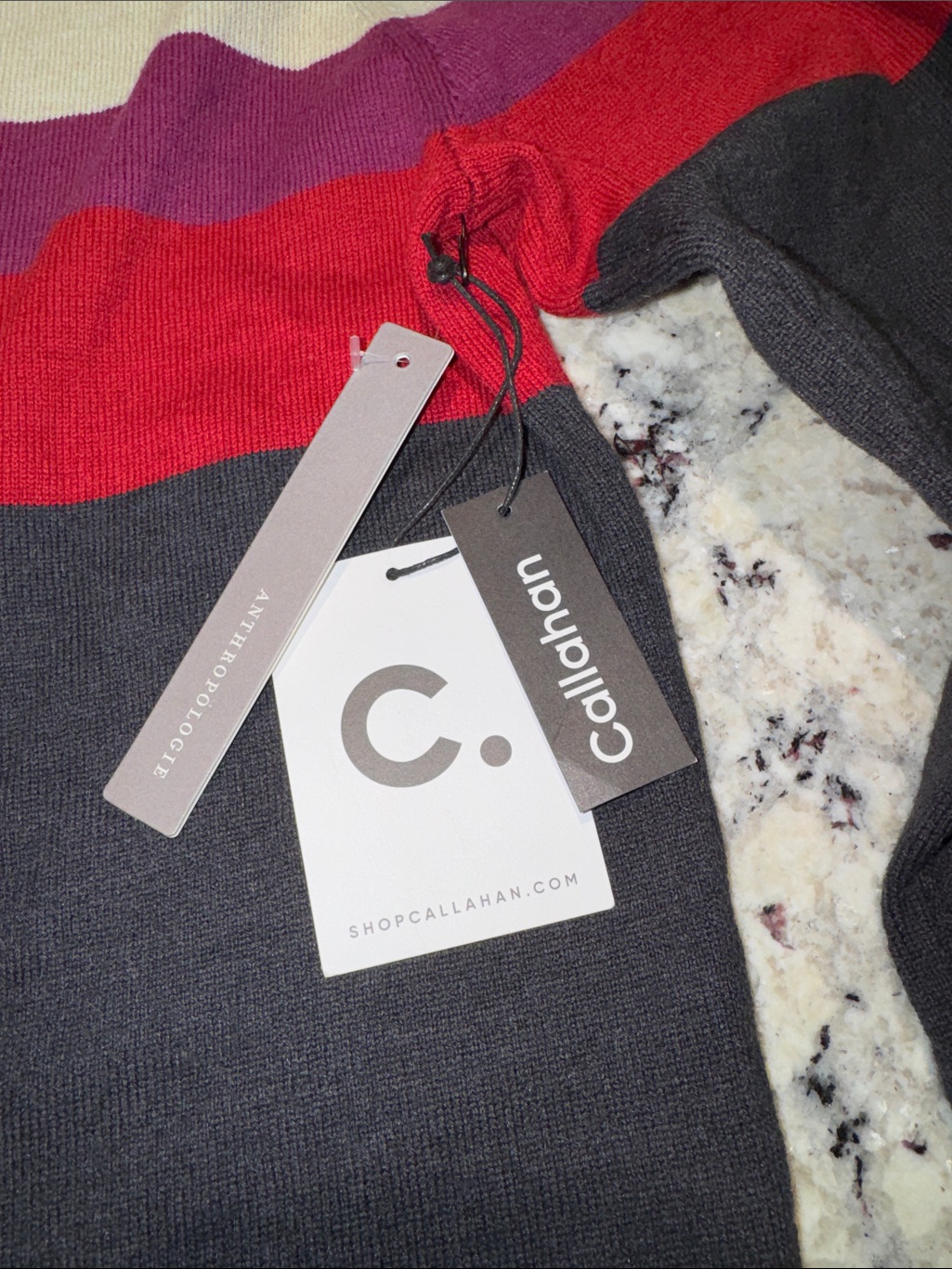 Callahan Colorblock Crewneck Sweater With Bold Stripes From Anthropologie — image 4 of 8